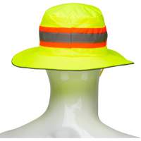 Chapeau de p&ecirc;cheur &agrave; refroidissement par &eacute;vaporation, Lime haute visibilit&eacute; Oxford Builders Supplies Inc