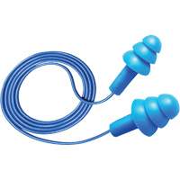 Hush 50-25 Reusable Metal Detectable Earplugs, Corded, One-Size, Bulk - Box, 25 NRR dB Oxford Builders Supplies Inc