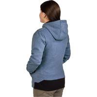 M12 Heated Hoodie with Battery, Women's, Medium, Blue, Poly-Cotton Oxford Builders Supplies Inc