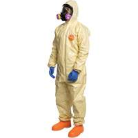 Tychem&reg; 6000 SFR Coverall, Size Small, Khaki Oxford Builders Supplies Inc
