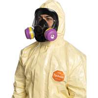 Tychem&reg; 6000 SFR Coverall, Size Small, Khaki Oxford Builders Supplies Inc