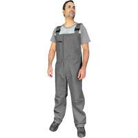 CoreMAX FR Bib Overall, Small, Grey Oxford Builders Supplies Inc