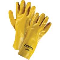 Gants &agrave; fini rugueux et r&eacute;sistants aux produits chimiques, Taille 9, 12" lo, PVC, Doublure en Interlock, 47-mil Oxford Builders Supplies Inc