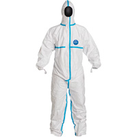 Hooded Coveralls, Small, White, Tyvek&reg; 600 Oxford Builders Supplies Inc