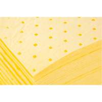 Bonded Sorbent Pads, Hazmat, 15" x 19", 8 gal. Absorbancy Oxford Builders Supplies Inc