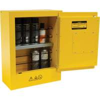 Armoire de s&eacute;curit&eacute; miniature pour produits inflammables, 2 gal., 1 Porte(s), 17" La x 22" h x 8" p Oxford Builders Supplies Inc