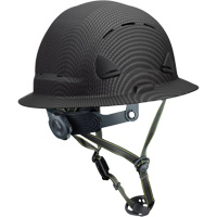 Casque Fibre Metal de style escalade avec bordure compl&egrave;te, R&eacute;pond aux normes CSA type 2, Suspension Rochet, Ventil&eacute; Oxford Builders Supplies Inc