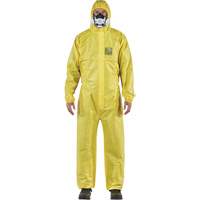 Combinaison AlphaTec 2300 STANDARD &agrave; coutures bord&eacute;es, mod&egrave;le 147, Petit, Jaune, Enduit de poly&eacute;thyl&egrave;ne/Polypropyl&egrave;ne Oxford Builders Supplies Inc