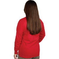 T-shirt &agrave; manches longues avec logo GRIDIRON, Femmes, T-petit, Rouge Oxford Builders Supplies Inc