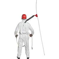 Harness-Compatible Disposable Coverall, Small, White, Tyvek&reg; 500 Oxford Builders Supplies Inc