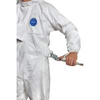 Harness-Compatible Disposable Coverall, Small, White, Tyvek&reg; 500 Oxford Builders Supplies Inc