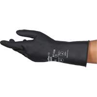 AlphaTec&reg; 87-118 Chemical-Resistance Gloves, Size Small/7, 12.6" L, Rubber Latex, Cotton Inner Lining, 31-mil Oxford Builders Supplies Inc
