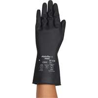 AlphaTec&reg; 87-118 Chemical-Resistance Gloves, Size Small/7, 12.6" L, Rubber Latex, Cotton Inner Lining, 31-mil Oxford Builders Supplies Inc
