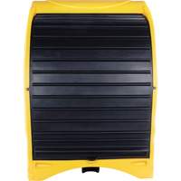 4-Drum Hard Cover Spill Pallet, 68.11" L x 61.61" W x 83.07" H, 1433 lbs. Load Capacity Oxford Builders Supplies Inc