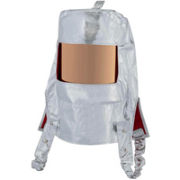 Cagoule r&eacute;fl&eacute;chissant la chaleur avec fen&ecirc;tre transparente dor&eacute;e Oxford Builders Supplies Inc