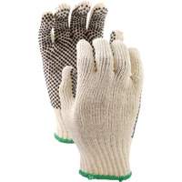 417 PVC Dotted String Knit Gloves, Poly/Cotton, Single Sided, Small Oxford Builders Supplies Inc