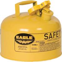 Safety Can for Diesel, Type I, Galvanized Steel, 2.5 US gal., Yellow, FM Approved/UL/ULC Listed Oxford Builders Supplies Inc