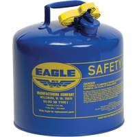 Safety Can for Kerosene, Type I, Galvanized Steel, 5 US gal., Blue, FM Approved/UL/ULC Listed Oxford Builders Supplies Inc