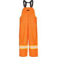 R805 Hurricane Bib Pants, Small, High Visibility Orange Oxford Builders Supplies Inc