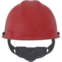 Specialty V-Gard&reg; Hard Hat, Ratchet Suspension, Black/Red Oxford Builders Supplies Inc