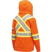 Chandail lourd avec capuchon, Femmes, T-petit, Orange haute visibilit&eacute; Oxford Builders Supplies Inc