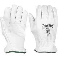 Gants pour conducteurs r&eacute;sistant aux coupures, Petit, Paume en Cuir fleur de ch&egrave;vre Oxford Builders Supplies Inc