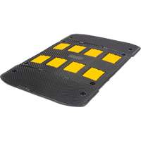Speed Hump with End Caps, Rubber, 3' L x 40" W x 2" H Oxford Builders Supplies Inc