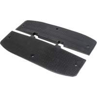 Speed Hump End Caps, Rubber, 2' L x 16" W x 1-1/4" H Oxford Builders Supplies Inc