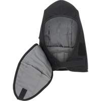 Doublure matelass&eacute;e ignifug&eacute;e Pioneer 766A pour casque de s&eacute;curit&eacute; avec embout buccal amovible, Noir/Gris, Coton/FR-Tech/Modacrylique/Nylon Oxford Builders Supplies Inc