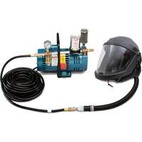 Syst&egrave;me de casque et de protection respiratoire &agrave; adduction d'air DEFENDER pour 1 travailleur Oxford Builders Supplies Inc