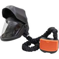 Visi&egrave;re rabattable PEAKAIR DEFENDER & ensemble de souffleur X90VX, Respirateur &agrave; masque/Masque de soudage, Pile Lithium-ion Oxford Builders Supplies Inc