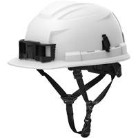 Casque de s&eacute;curit&eacute; &agrave; bordure avant BOLT, R&eacute;pond aux normes CSA type 2, Suspension Rochet, Non ventil&eacute; Oxford Builders Supplies Inc