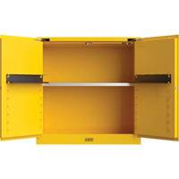 Utili-Guard+ Flammable Safety Cabinet, 30 gal., 1 Door, 43" W x 44" H x 22" D Oxford Builders Supplies Inc