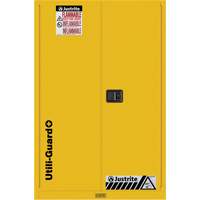 Utili-Guard+ Flammable Safety Cabinet, 45 gal., 2 Door, 43" W x 65" H x 22" D Oxford Builders Supplies Inc