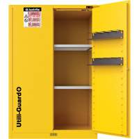 Utili-Guard+ Flammable Safety Cabinet, 45 gal., 2 Door, 43" W x 65" H x 22" D Oxford Builders Supplies Inc