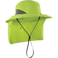 Chapeau de garde forestier 8934 Chill-Its avec prot&egrave;ge-nuque, petit/moyen, Lime haute visibilit&eacute; Oxford Builders Supplies Inc