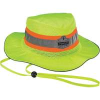 GloWear 8935 Ranger Sun Hat, Small/Medium, High Visibility Lime-Yellow, Polyester Oxford Builders Supplies Inc