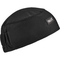 Calotte haute performance avec bandeau en &eacute;pong&eacute; Chill-Its 6630, Noir Oxford Builders Supplies Inc