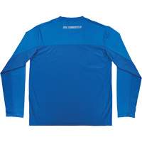 Chemise de refroidissement &agrave; manches longues avec protection solaire et UV Chill-Its 6689, Bleu, Petit Oxford Builders Supplies Inc