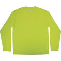 Chemise de refroidissement &agrave; manches longues avec protection solaire et UV Chill-Its 6689, Jaune lime haute visibilit&eacute;, Petit Oxford Builders Supplies Inc