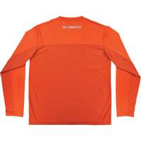 Chemise de refroidissement &agrave; manches longues avec protection solaire et UV Chill-Its 6689, Orange, Petit Oxford Builders Supplies Inc