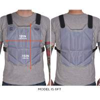 Veste de refroidissement de changement de phase Chill-Its6210, Taille unique, Bleu Oxford Builders Supplies Inc