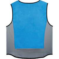 Veste de refroidissement &eacute;vaporatif Chill-Its 6667 avec fermeture &agrave; glissi&egrave;re, Moyen, Bleu Oxford Builders Supplies Inc