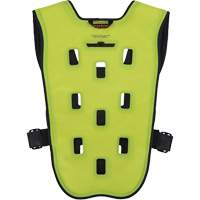 Veste de refroidissement &eacute;vaporatif Chill-Its 6685 avec fermeture &agrave; glissi&egrave;re, T-petit, Jaune lime haute visibilit&eacute; Oxford Builders Supplies Inc