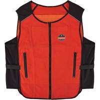 Veste de refroidissement &agrave; changement de phase l&eacute;g&egrave;re Chill-Its 6255 (veste seulement), Petit/Moyen, Orange Oxford Builders Supplies Inc