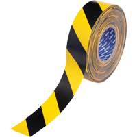 ToughStripe&reg; Max Floor Marking Tape, 2" x 100', Polyester, Black and Yellow Oxford Builders Supplies Inc