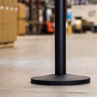 Industrial Stanchion Kit with Plastic Chain, 37" High, Red Oxford Builders Supplies Inc