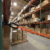 Magnetic Chain Barrier Warehouse Kit, Orange, 2" Link, 15' Length Oxford Builders Supplies Inc