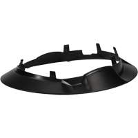 Bordure large compl&egrave;te &agrave; agrafe pour casque d'alpiniste RZRBack, blanc Oxford Builders Supplies Inc