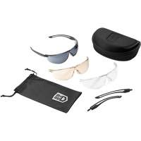 Gunfire 2.0 Ballistic Protection Safety Glasses Kit, Clear/Copper/Smoke Lens, Anti-Fog/Anti-Scratch, ANSI Z87+ Oxford Builders Supplies Inc